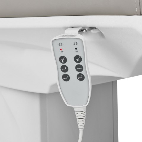 Fotel kosmetyczny elektr. Azzurro 891 szary Fotel kosmetyczny elektr. Azzurro 891 szary
