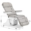 Fotel kosmetyczny elektr. Azzurro 891 szary