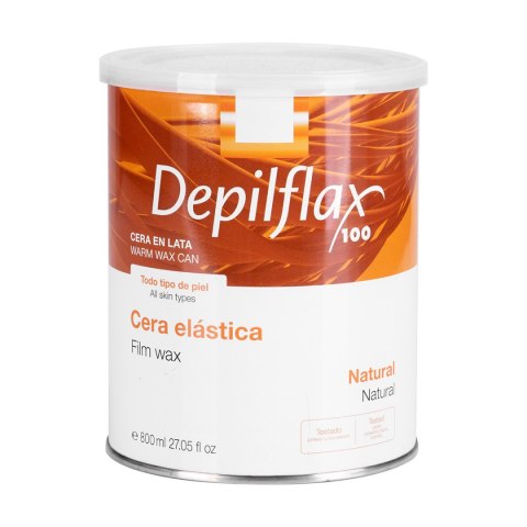Depilflax wosk do depilacji puszka natural 800 ml FILM WAX Depilflax wosk do depilacji puszka natural 800 ml FILM WAX