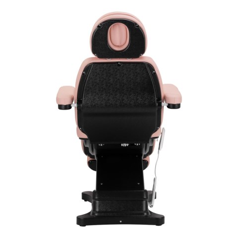 Elektryczny fotel kosmetyczny SILLON CLASSIC 3 silniki różowo czarny Elektryczny fotel kosmetyczny SILLON CLASSIC 3 silniki różowo czarny