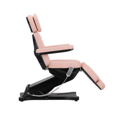 Elektryczny fotel kosmetyczny SILLON CLASSIC 3 silniki różowo czarny Elektryczny fotel kosmetyczny SILLON CLASSIC 3 silniki różowo czarny