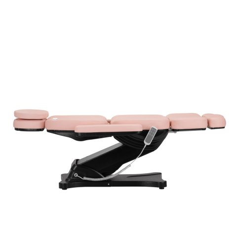 Elektryczny fotel kosmetyczny SILLON CLASSIC 3 silniki różowo czarny Elektryczny fotel kosmetyczny SILLON CLASSIC 3 silniki różowo czarny