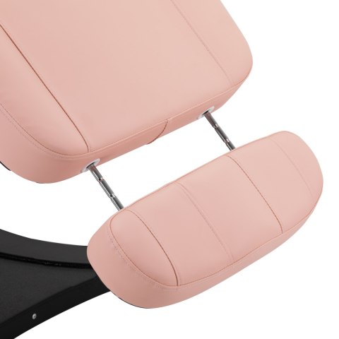 Elektryczny fotel kosmetyczny SILLON CLASSIC 3 silniki różowo czarny Elektryczny fotel kosmetyczny SILLON CLASSIC 3 silniki różowo czarny