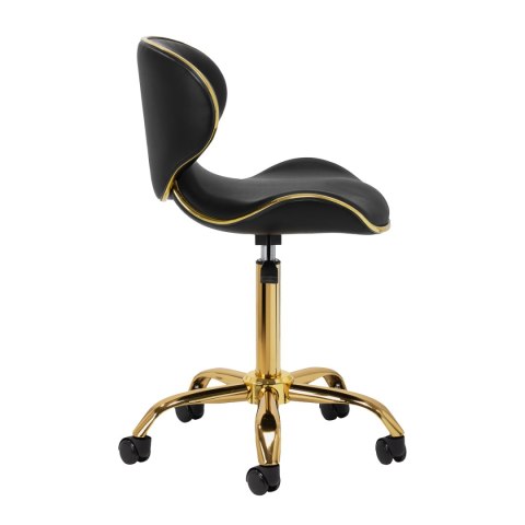 Gabbiano taboret kosmetyczny Q-4599G czarny Gabbiano taboret kosmetyczny Q-4599G czarny