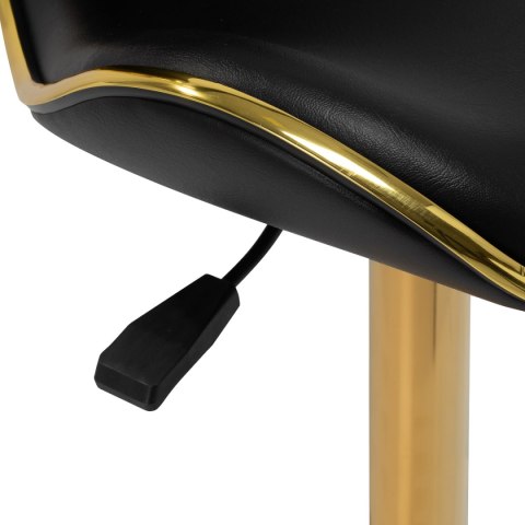 Gabbiano taboret kosmetyczny Q-4599G czarny Gabbiano taboret kosmetyczny Q-4599G czarny