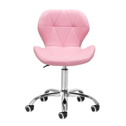 Taboret kosmetyczny QS-06 różowy Taboret kosmetyczny QS-06 różowy