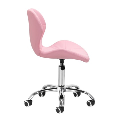 Taboret kosmetyczny QS-06 różowy Taboret kosmetyczny QS-06 różowy