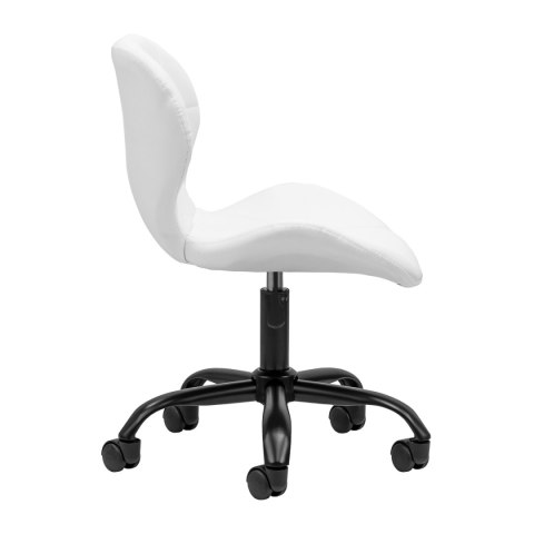 Taboret kosmetyczny QS-06B czarno biały Taboret kosmetyczny QS-06B czarno biały