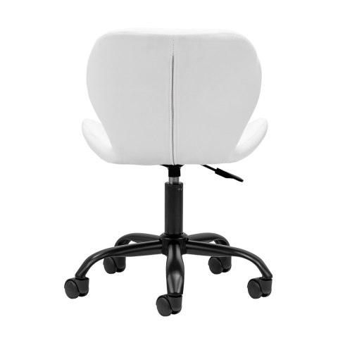 Taboret kosmetyczny QS-06B czarno biały Taboret kosmetyczny QS-06B czarno biały