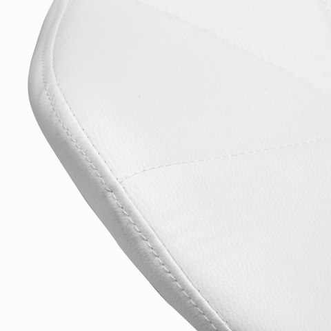 Taboret kosmetyczny QS-06B czarno biały Taboret kosmetyczny QS-06B czarno biały