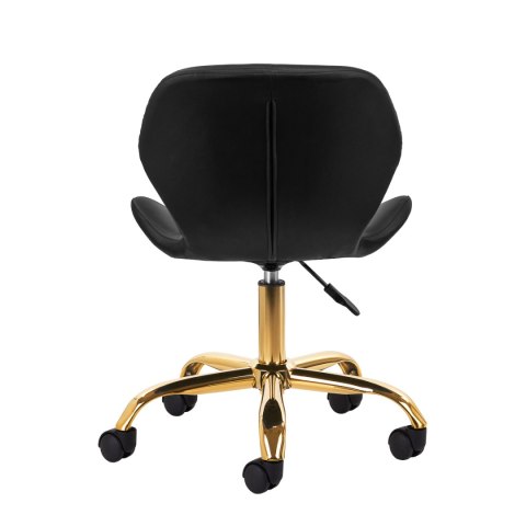 Taboret kosmetyczny QS-06G złoto czarny Taboret kosmetyczny QS-06G złoto czarny