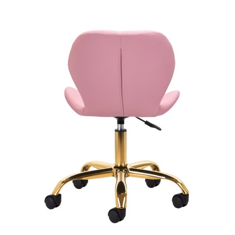 Taboret kosmetyczny QS-06G złoto różowy Taboret kosmetyczny QS-06G złoto różowy