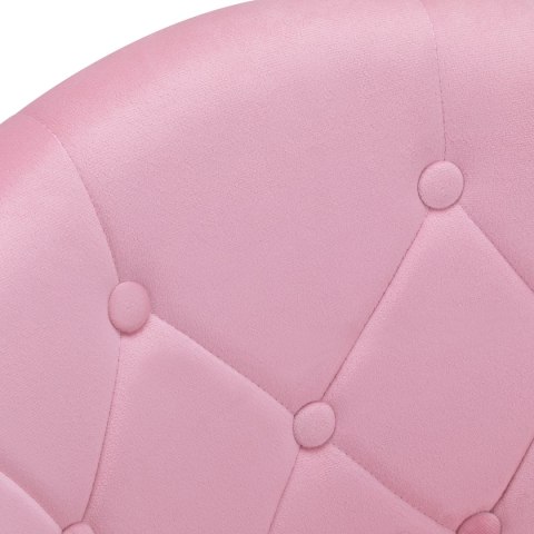 4Rico fotel obrotowy QS-BL12G aksamit różowe 4Rico fotel obrotowy QS-BL12G aksamit różowe