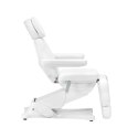 Elektryczny fotel kosmetyczny SILLON CLASSIC 3 silniki z podgrzewaniem second edition biały