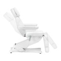 Elektryczny fotel kosmetyczny SILLON CLASSIC 3 silniki z podgrzewaniem second edition biały