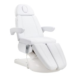 Fotel kosmetyczny Azzurro Lux pedi 3m biały