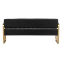 Gabbiano Sofa do poczekalni Avila złoto czarna
