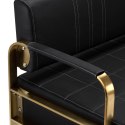 Gabbiano Sofa do poczekalni Avila złoto czarna