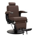 Gabbiano fotel barberski Continental brązowy