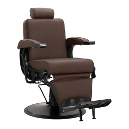 Gabbiano fotel barberski Continental brązowy