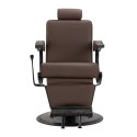 Gabbiano fotel barberski Continental brązowy