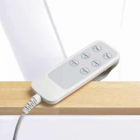 Fotel kosmetyczny elektryczny Sillon Lux 3 silniki zimna biel Fotel kosmetyczny elektryczny Sillon Lux 3 silniki zimna biel