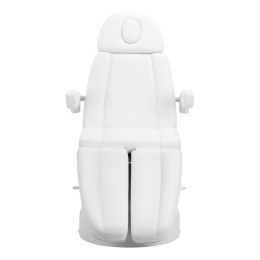 Fotel kosmetyczny elektr. Azzurro Lux 3m pedi biały
