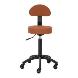 Gabbiano taboret fryzjerski D026 brązowy