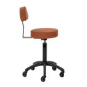 Gabbiano taboret fryzjerski D026 brązowy