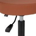 Gabbiano taboret fryzjerski D026 brązowy