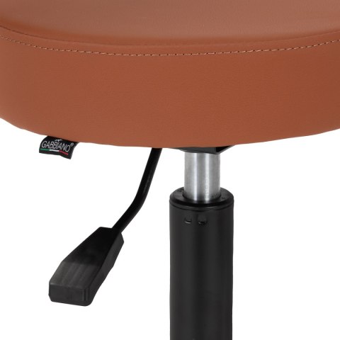 Gabbiano taboret fryzjerski D026 brązowy Gabbiano taboret fryzjerski D026 brązowy