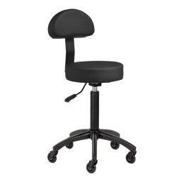 Gabbiano taboret fryzjerski D026 czarny