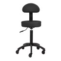 Gabbiano taboret fryzjerski D026 czarny