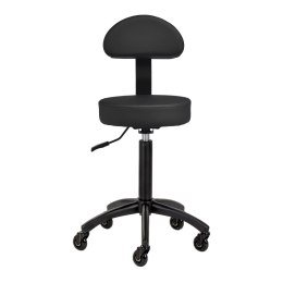 Gabbiano taboret fryzjerski D026 czarny