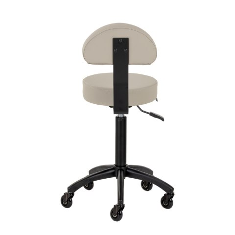 Gabbiano taboret fryzjerski D026 szarobeżowy Gabbiano taboret fryzjerski D026 szarobeżowy