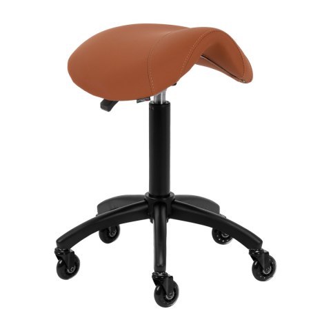 Gabbiano taboret fryzjerski D032 brązowy Gabbiano taboret fryzjerski D032 brązowy
