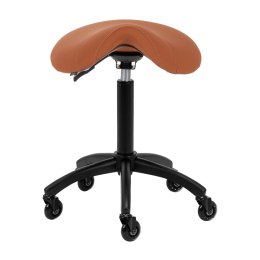 Gabbiano taboret fryzjerski D032 brązowy