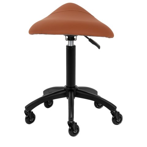 Gabbiano taboret fryzjerski D032 brązowy Gabbiano taboret fryzjerski D032 brązowy