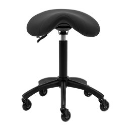 Gabbiano taboret fryzjerski D032 czarny
