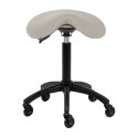 Gabbiano taboret fryzjerski D032 szarobeżowy