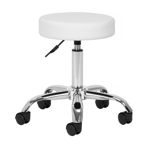 Taboret kosmetyczny AM-310v biały Taboret kosmetyczny AM-310v biały