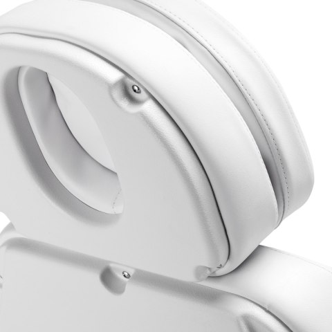 Elektryczny fotel kosmetyczny SILLON CLASSIC 3 silniki z podgrzewaniem biały