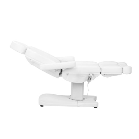 Fotel kosmetyczny elektryczny Azzurro 803D 3 silniki biały