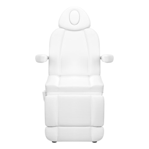 Fotel kosmetyczny elektryczny Azzurro 803D 3 silniki biały