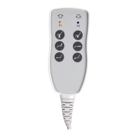 Fotel kosmetyczny elektryczny Azzurro 803D 3 silniki biały