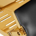 Gabbiano fotel barberski Francesco Gold czarny