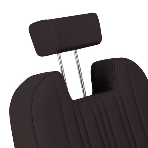 Gabbiano fotel barberski Rufo brązowy