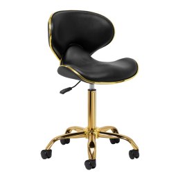 Gabbiano taboret kosmetyczny Q-4599G czarny V2